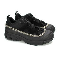 Burberry Arthur Chain Detail Low Top Chunky Black Sz 45 US 11