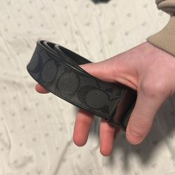 Authentic Coach Signature Monogram Belt