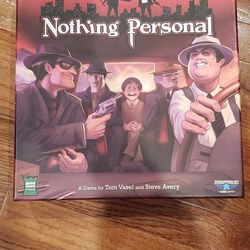 Nothing Personal Board Game 2013 1st Ed
