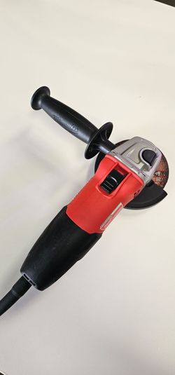 MilwaukeeAmp Corded 4-1/2 in. Small Angle Grinder with Sliding Lock-On Switch