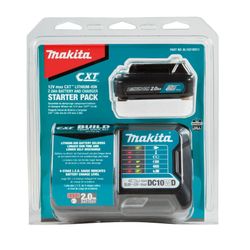 (NEW) Makita CXT Li-Ion Battery ( 2.0AH ) & Charger Kit
