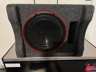 Kenwood Excelon Subwoofer in Carpeted Enclosure