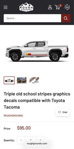 Toyota Tacoma Retro Stripe Kit (Model Years 2014-2026)