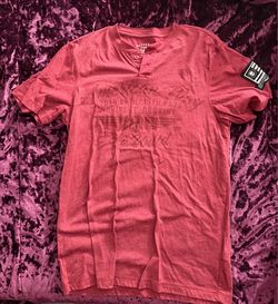 ECKO UNLTD Red Henley Graphic T-Shirt