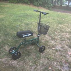 Rover Steerable Knee Scooter Knee Walker for Adults for Foot Surgery, Broken Ankle, Foot Injuries - Foldable Knee Rover Scooter for Broken Foot In