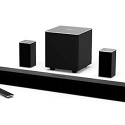 Home Theater Upgrade! VIZIO 32” 5.1 Soundbar System w/ Wireless Subwoofer & Surround 🔥