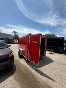 Trailer enclosed 6 x 10 clean title. Ready to go to work. Text me if you really need it. The price is there.