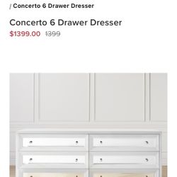 Z Gallerie White Mirrored Bedroom Furniture 