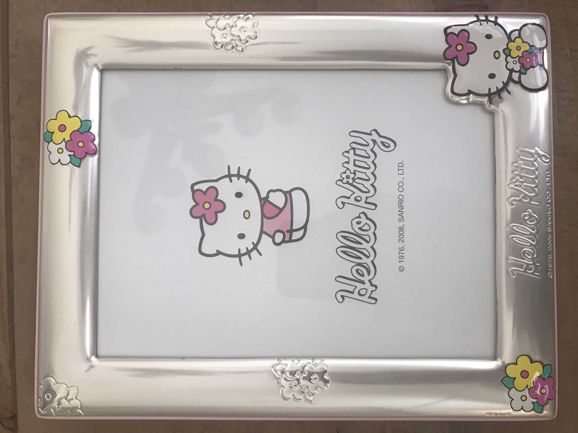 Hello Kitty silver picture frame/mirror