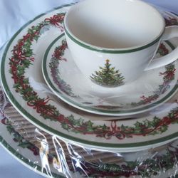 Christopher Radko Christmas 5pc Place setting