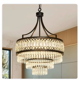 Black Crystal Chandelier