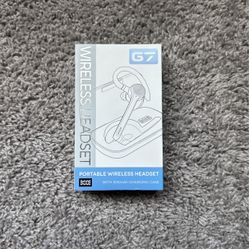 G7 Portable Wireless Headset