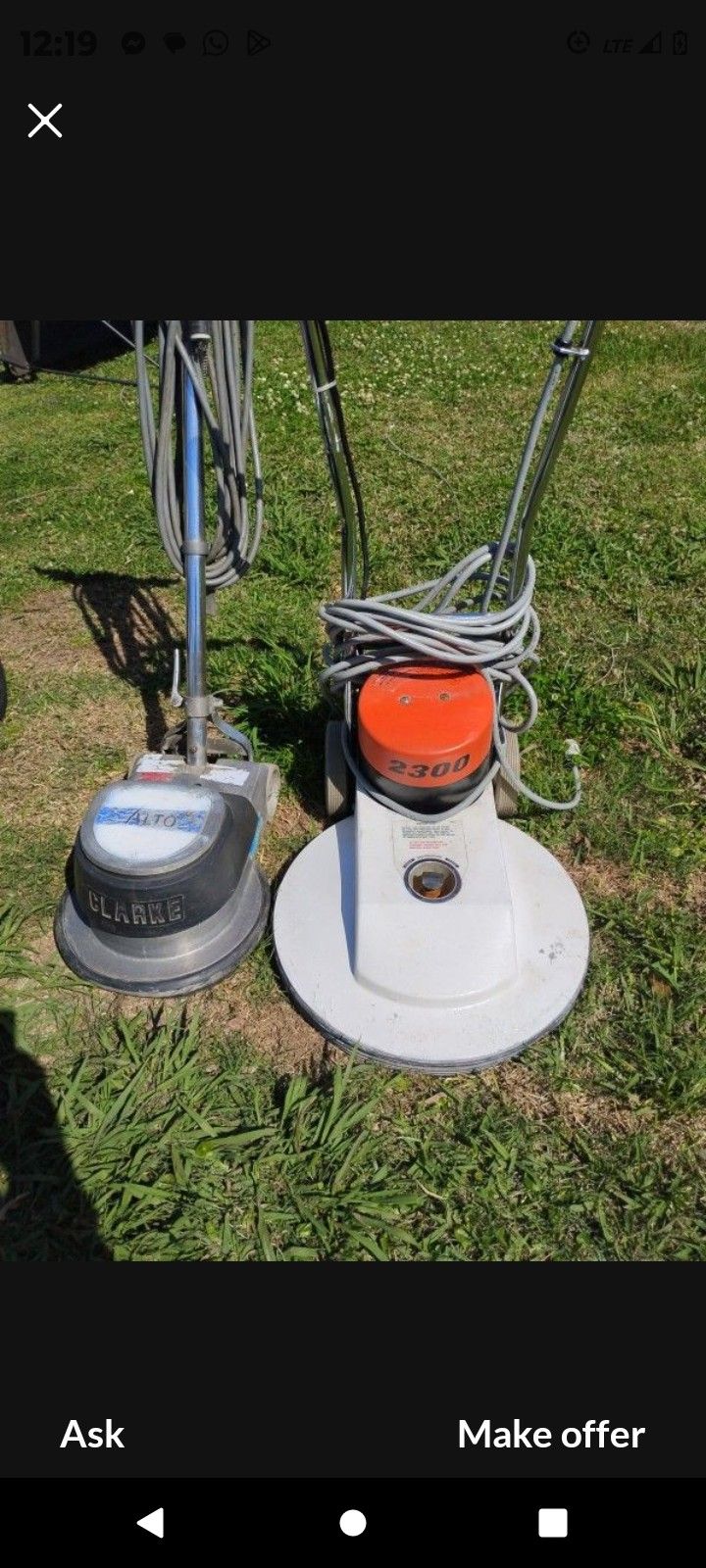 Floor Buffers And Floor Cleaner 