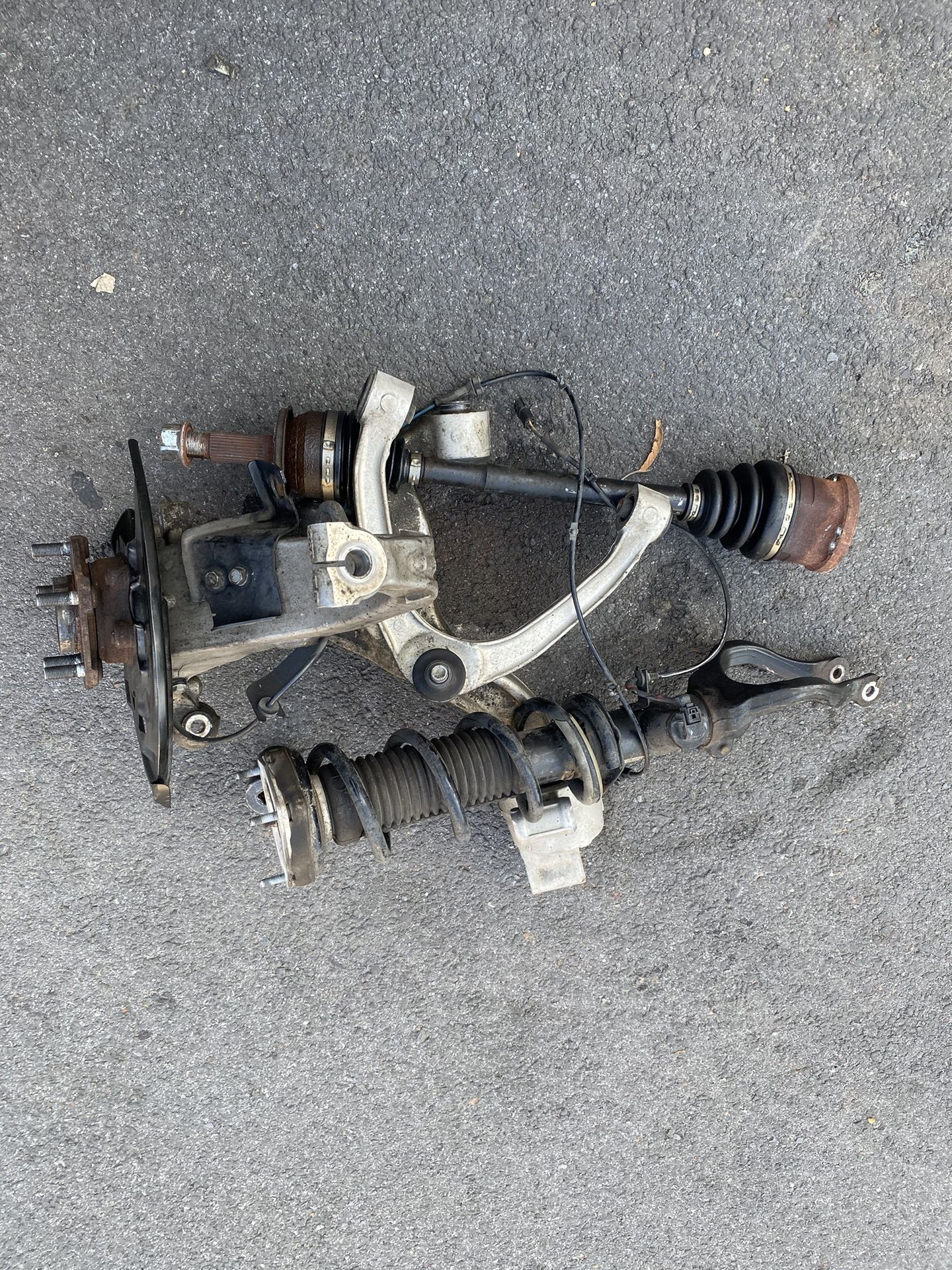 Infiniti Q50 Red Sport Suspension