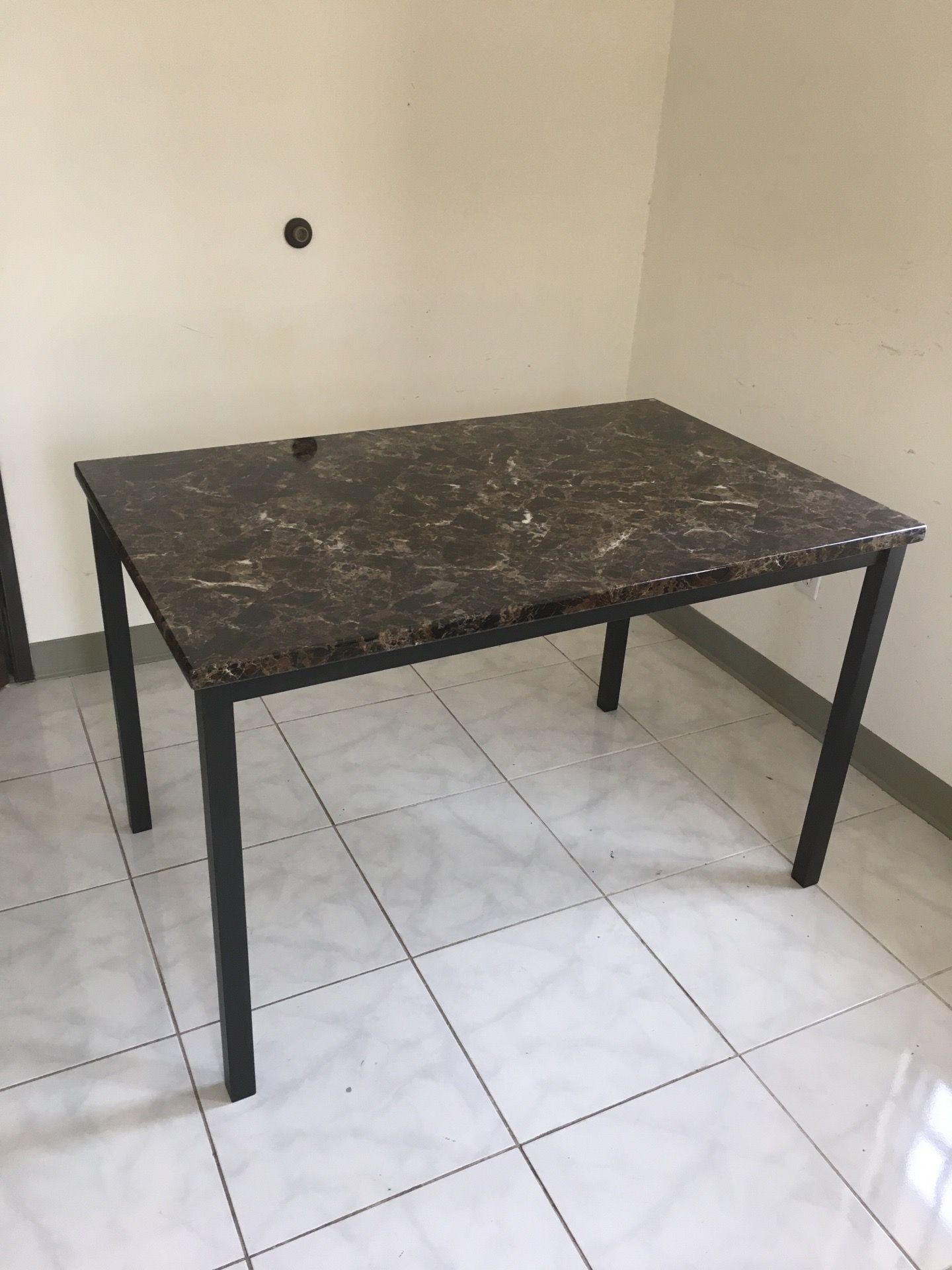 $45 Dinning table only size 48”L x 30”W x 31” H for dinning room kitchen