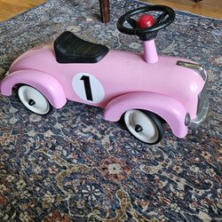 Schylling Pink Metal Speedster Ride On Car