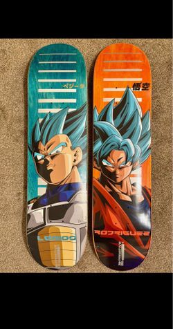 Primitive Dragon Ball Super Saiyan Goku Super Tiago Lemos SSG Vegeta skateboard decks