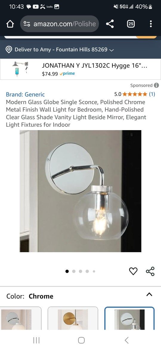 Generic Single Globe Light