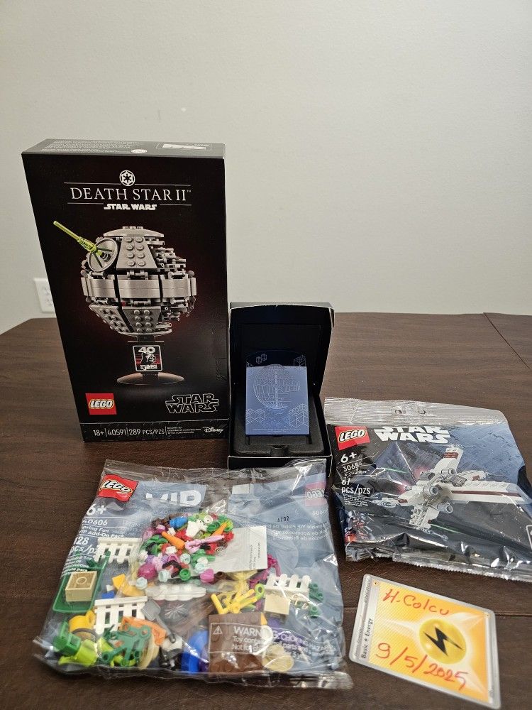 LEGO 40591 Star Wars Death Star II May 4th Promo Set NEW + X-wing + https://offerup.com/redirect/?o=RC5TdGFy Coin