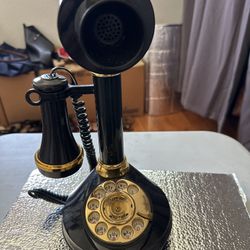 Vintage Rotary Candlestick Phone By American Telecommunications Company $40