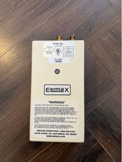 EEMAX Electric Tankless Water Heater