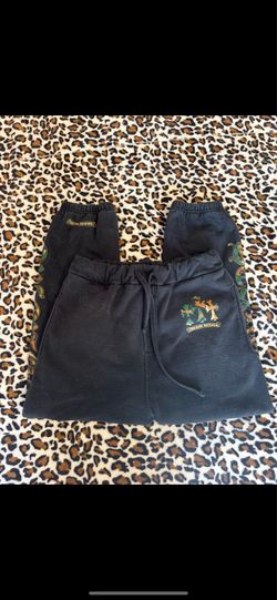 authentic chrome hearts camo triple cross sweatpants🖤💚🧡