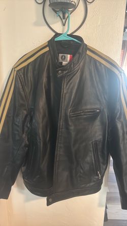 Mens Leather racing jacket Large