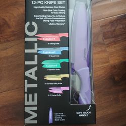Cuisinart Metallic 12 Pc Knife Set