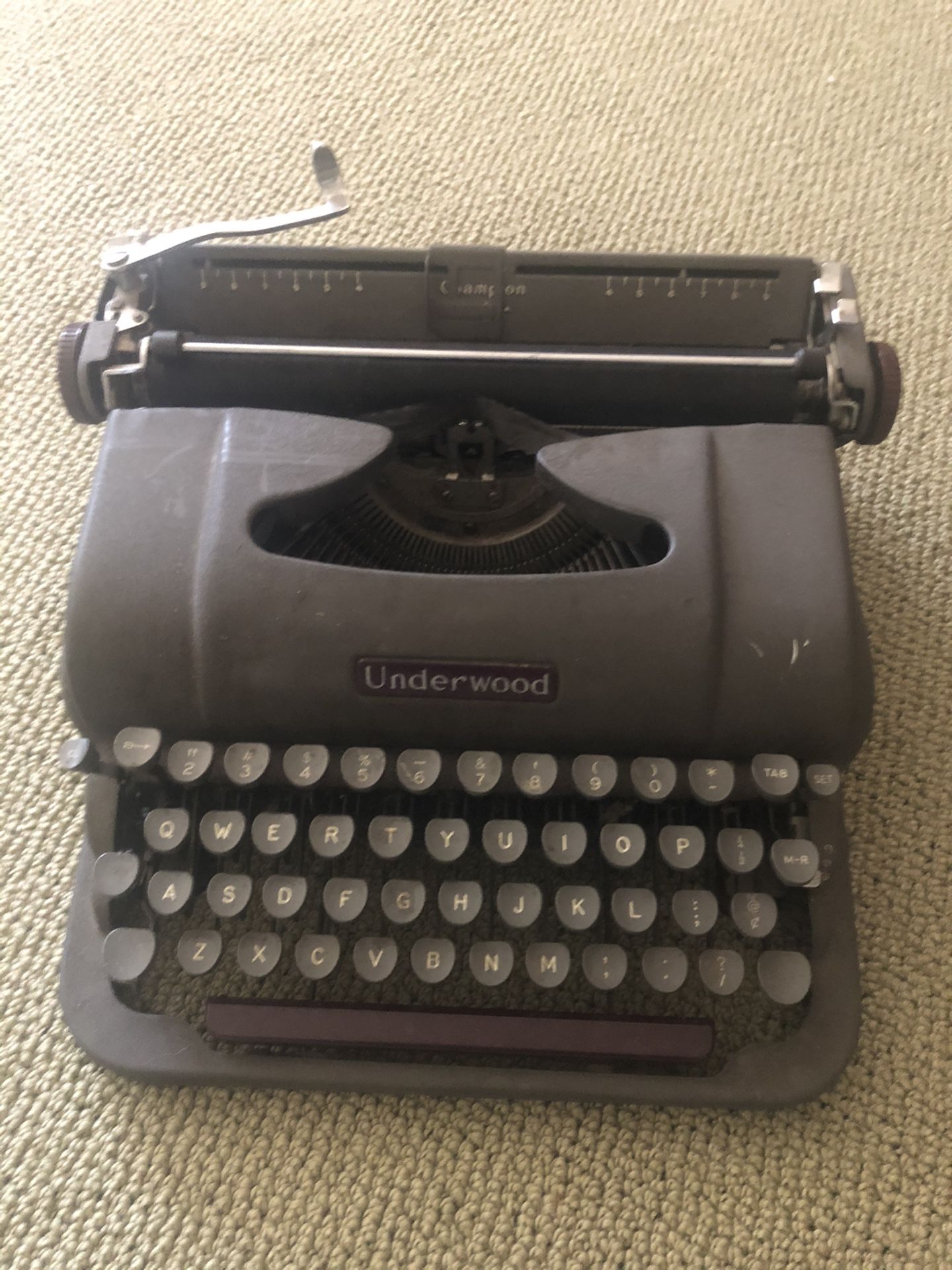 Underwood Champion Typewriter