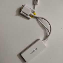 Insignia VGA To HDMI & USB Adapter For Sale 