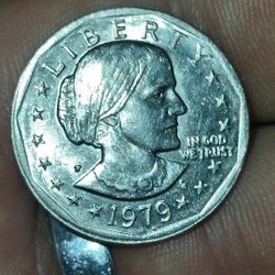 1979 Susan B Anthony dollar, In Great Condition,Wide Rimmed and Double Die On Obverse And Reverse. Asking $200.