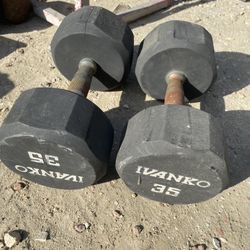 Ivanko 35lb Dumbbells