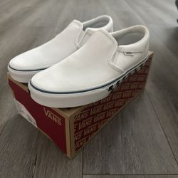 Asher Check Sidewall Wht/Wht Vans