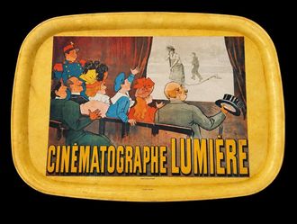Collectors item Cinématographe Lumière tray Decorative Serving Tray