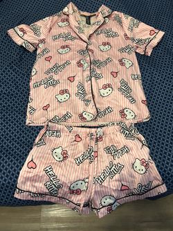 Satin Hello Kitty pajama set