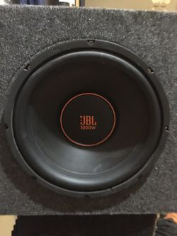 Sub and amp jbl