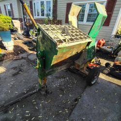 Working Mortar Mixer