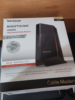 Nighthawk modem CM2500  from Netgear