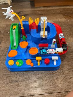 Kids Car Track Adventure Playset with Vehicles