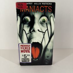 MANIACTS (VHS, 2003) Jeff Fahey Kellie Waymire Redrum