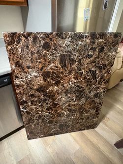 Marble dining room table