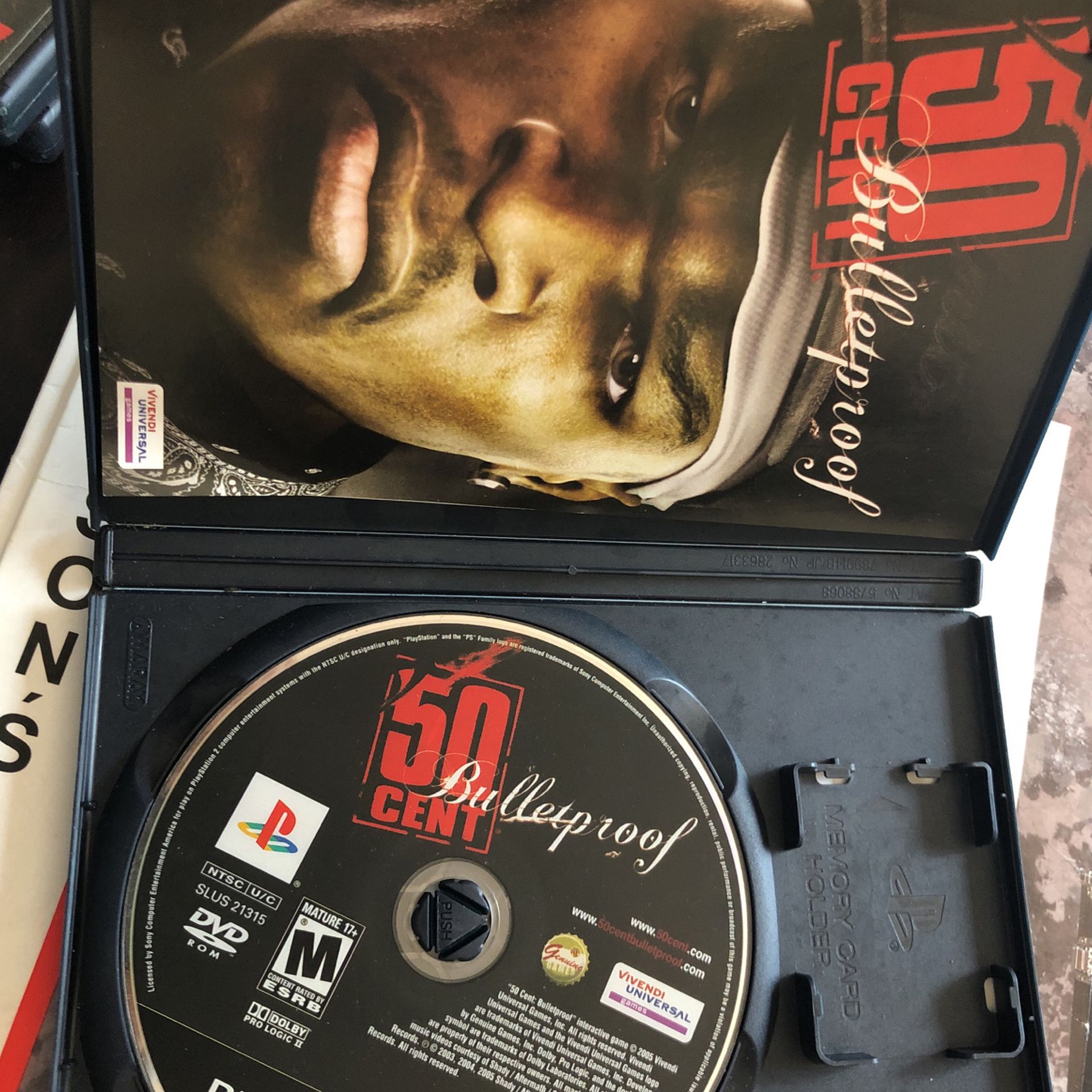50 Cent Bulletproof USA Digital Versatile Disc (Dvd) SLUS21315 Bulletproof  50 Cent 020626723794 432476