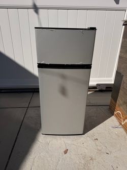Two-Door Mini Fridge with Freezer