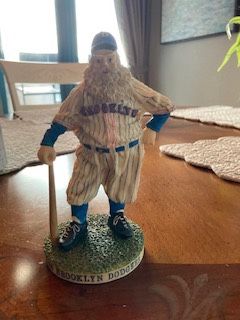 Cooperstown Santa Statue 1936 Brooklyn Dodgers