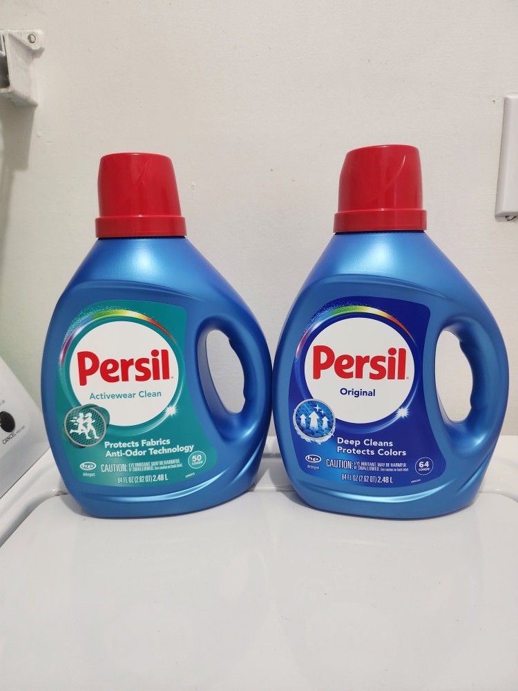 $20 for both. Persil Liquid Detergent.