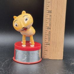 Vintage Kohner Bros. Push Puppet, Candy The Cat, Hong Kong