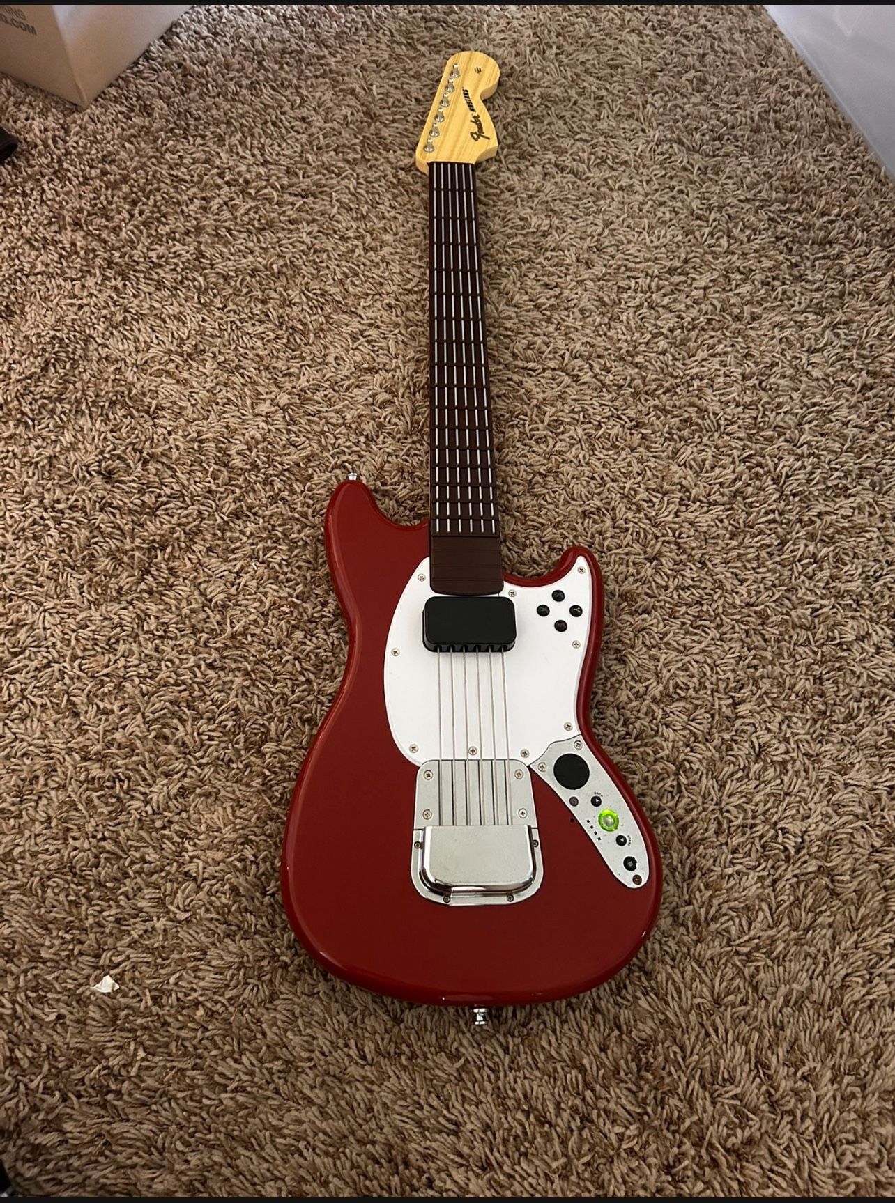 RockBand 3 Wireless Stratocaster Fender Mustang Guitar Xbox (contact info removed)3 RB3 Works