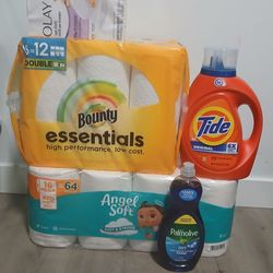 Tide,palmolive, olay,bounty