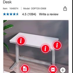 Electric Height Adjustable desk With USB Ports, Shoot Me An Offer 