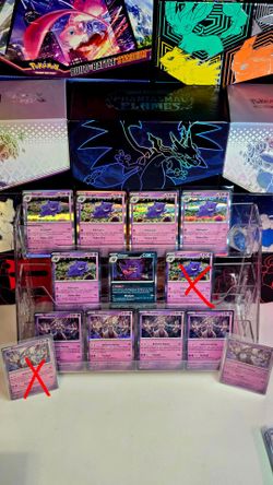 Pokémon- Gengar & Mewtwo Holo